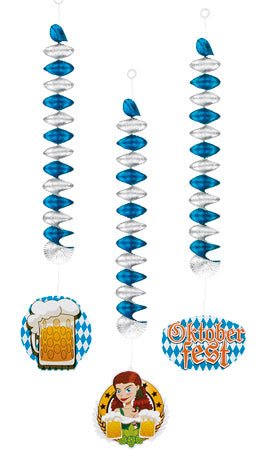 Décoration à Suspendre Oktoberfest Spirales