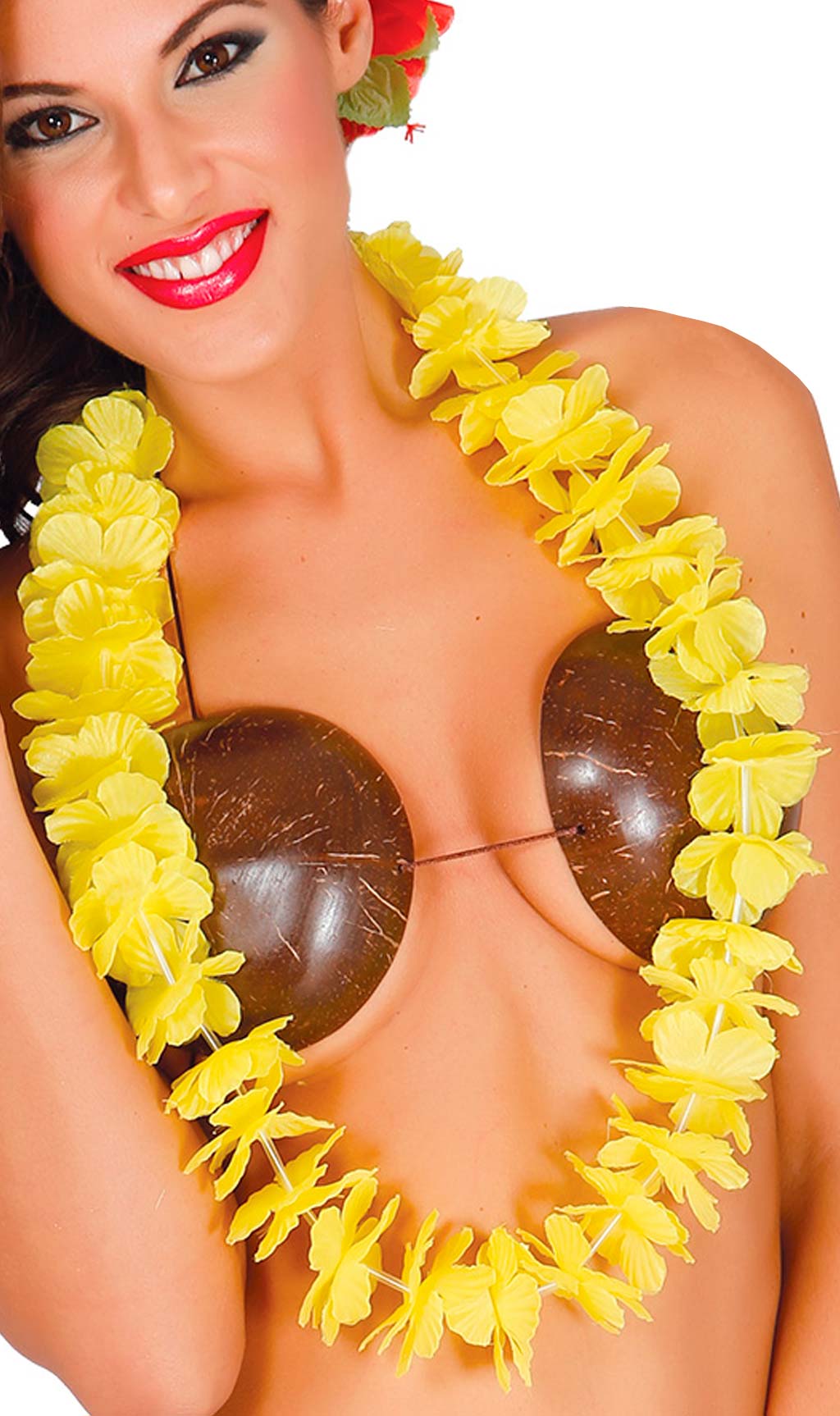 Collier Hawaïen Jaune