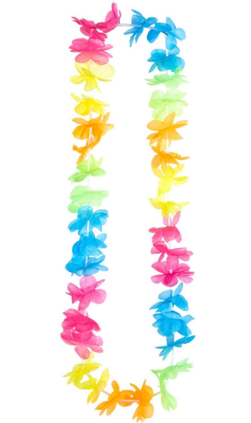 Collier Hawaïen Fluo