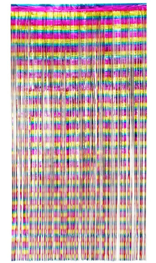 Rideau de décoration multicolore