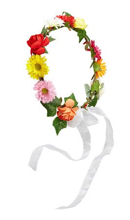 Serre-Tête Fleurs Ruban