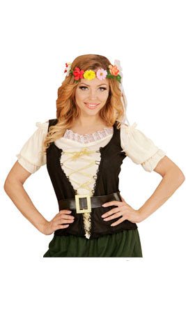 Serre-Tête Fleurs Ruban