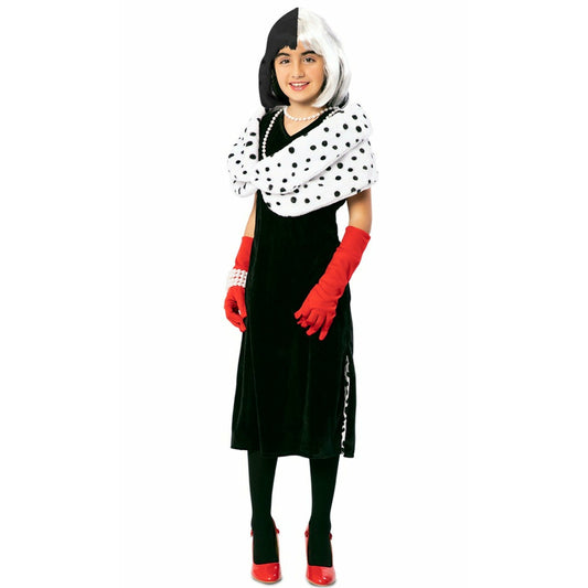 Disfraz de Cruella Dálmata para niña | Don Disfraz