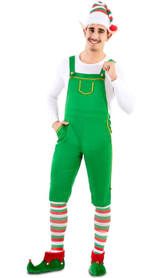 Disfraz de Elfo Peto Verde para hombre | Don Disfraz