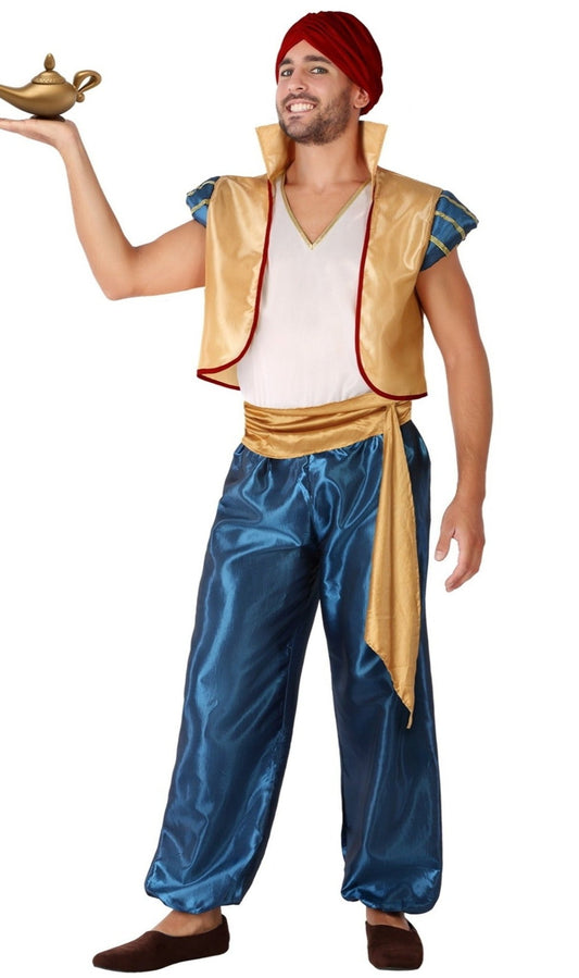 Disfraz de Genio Dorado para hombre I Don Disfraz