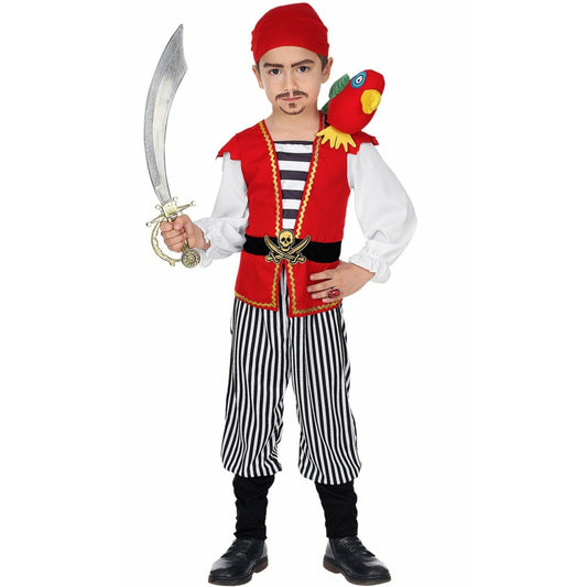Disfraz de Pirata con Loro para niño | Don Disfraz