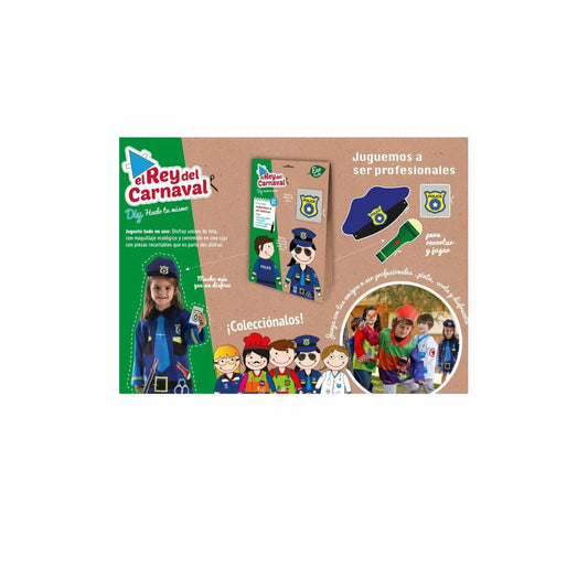 Disfraz de Policía Recortables infantil | Don Disfraz