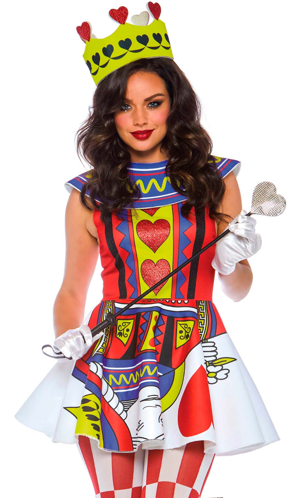 Disfraz de Reina de Corazones Alegre para mujer I Don Disfraz