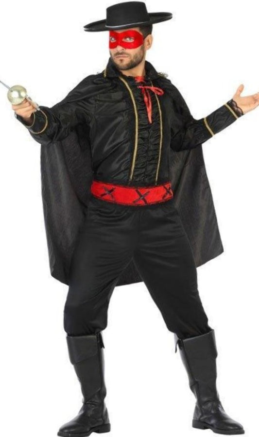 Disfraz de Zorro Enmascarado para hombre I Don Disfraz