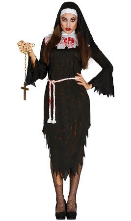 Disfraz de Monja Zombie para mujer I Don Disfraz