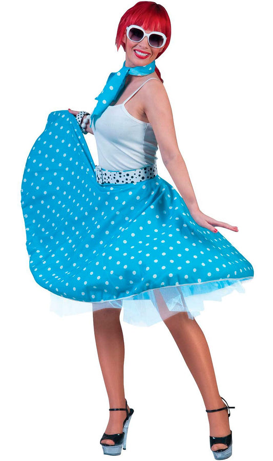 Jupe Années 60 à Pois