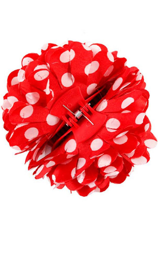 Fleur Andalouse Rouge à Pois