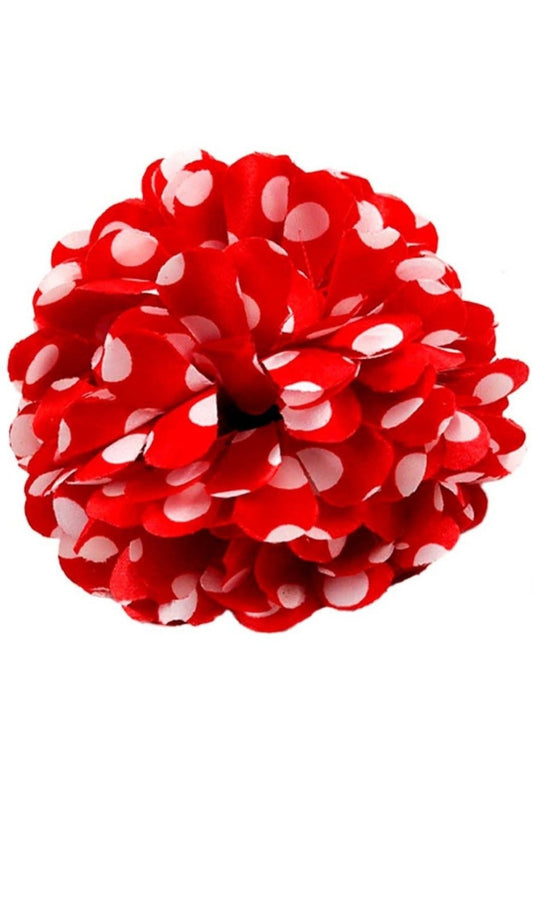 Fleur Andalouse Rouge à Pois