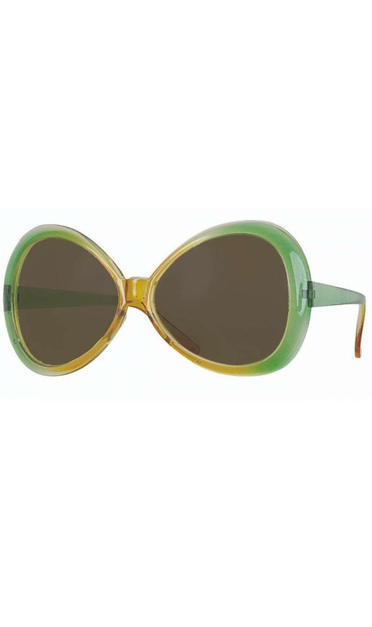Lunettes Années 70 Vertes