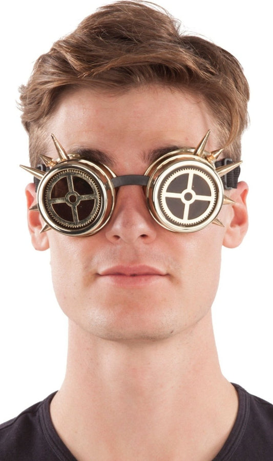 Lunettes de Steampunk Doré