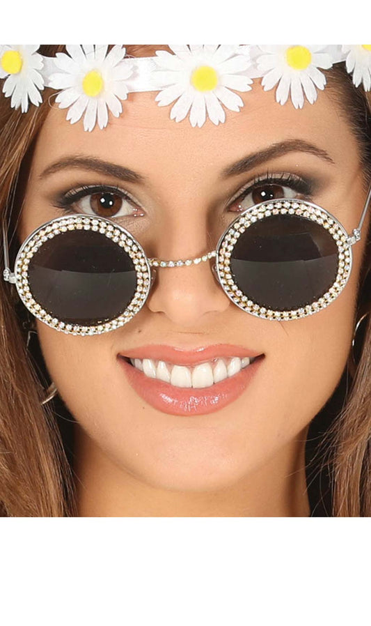 Lunettes Rondes Brillantes