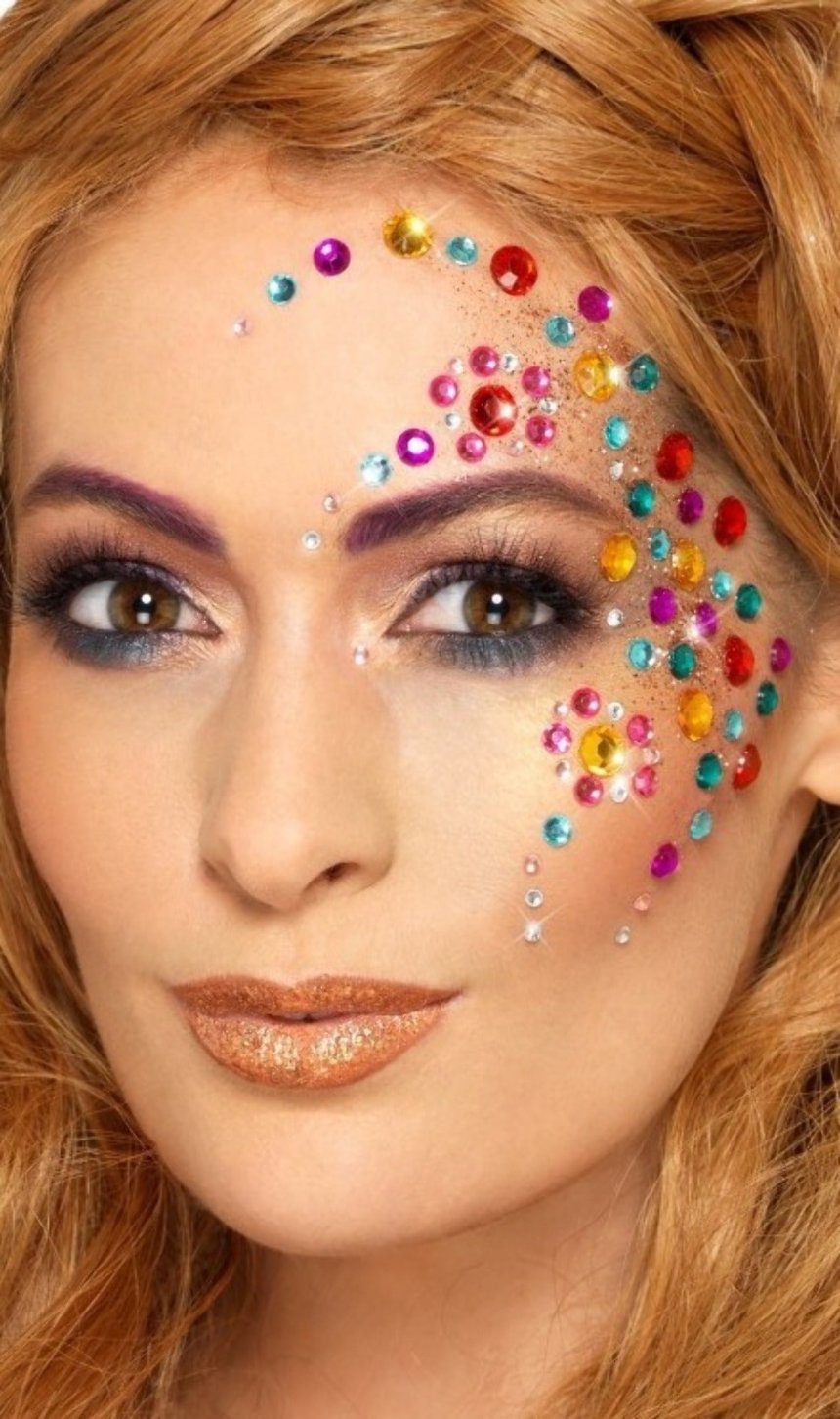 Pierres Précieuses Glitter Arc-en-Ciel