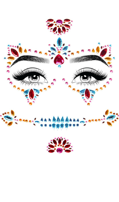 Strass pour Visage Dia de Los Muertos Luxe