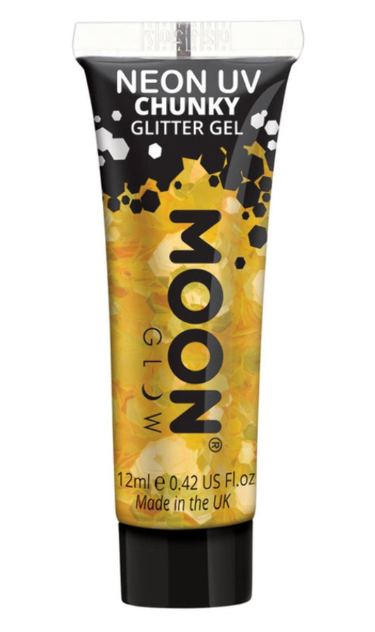 Gel à paillettes d'or néon UV