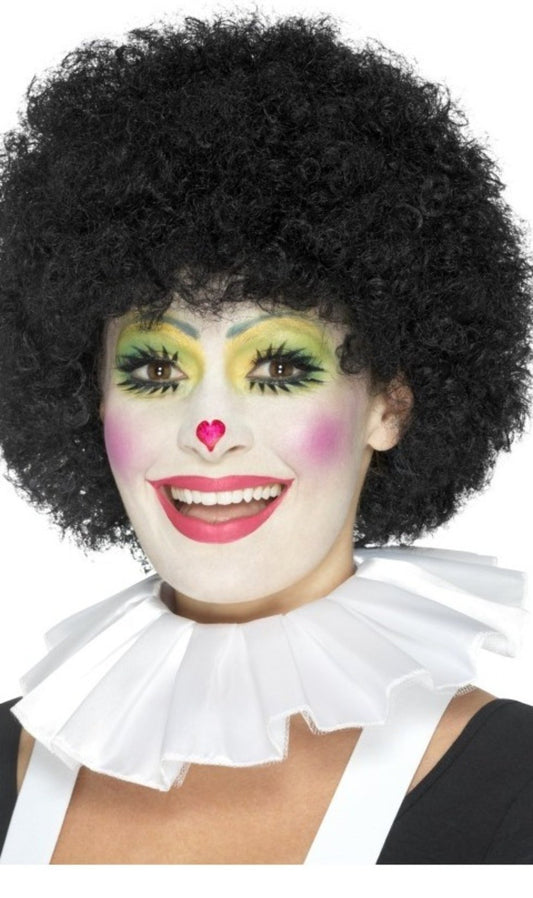 Collerette de Clown Blanche