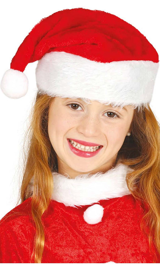 Bonnet de Père Noël Luxe pour enfant