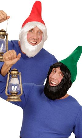 Bonnet Gnome Perruque et Barbe Couleurs