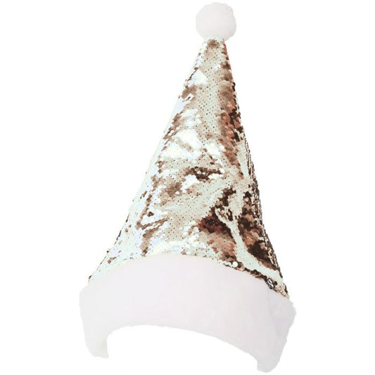 Bonnet Père Noël Doré