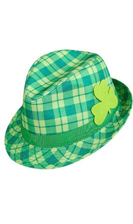 Chapeau Saint Patrick Carreaux