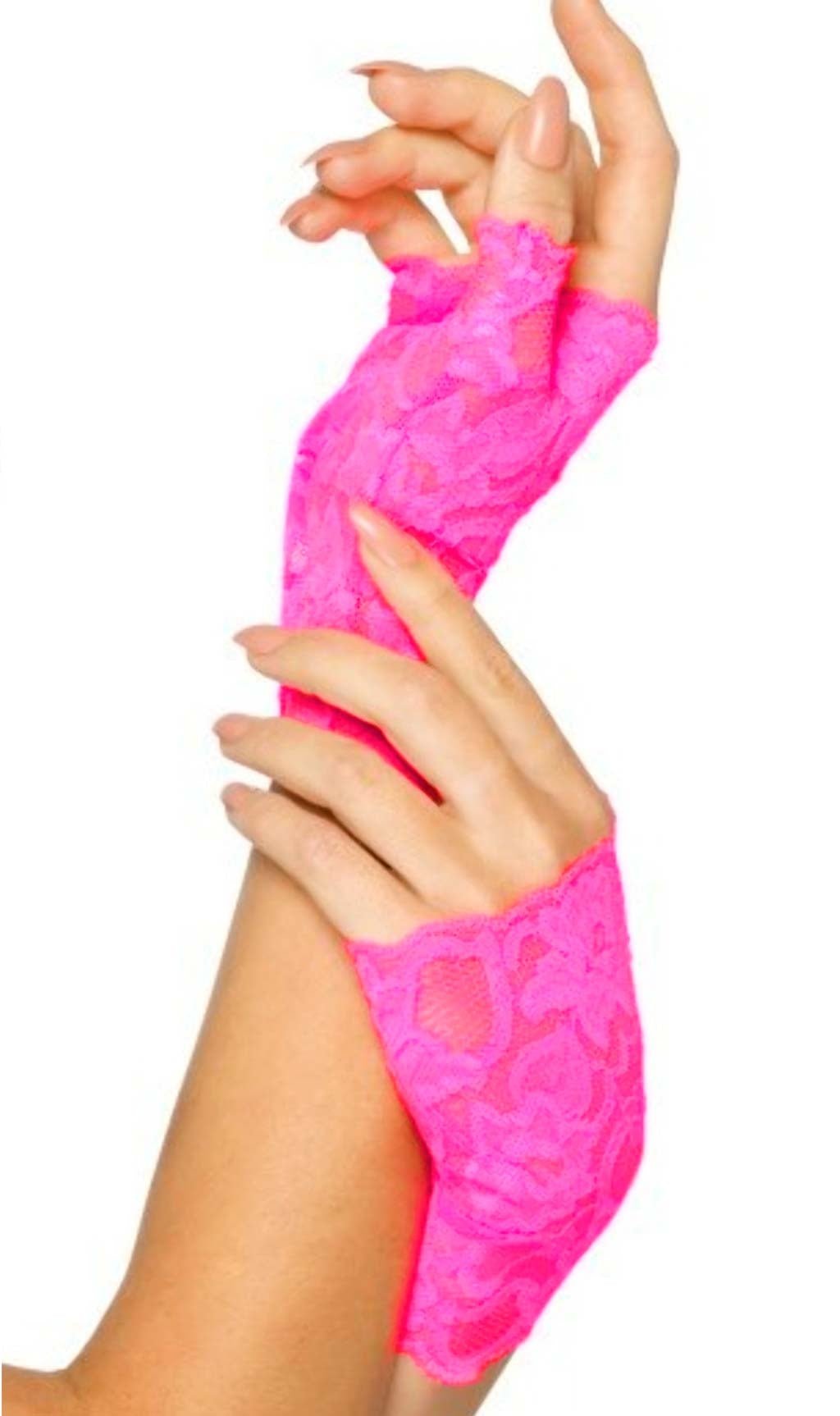 Gants en Dentelle Roses