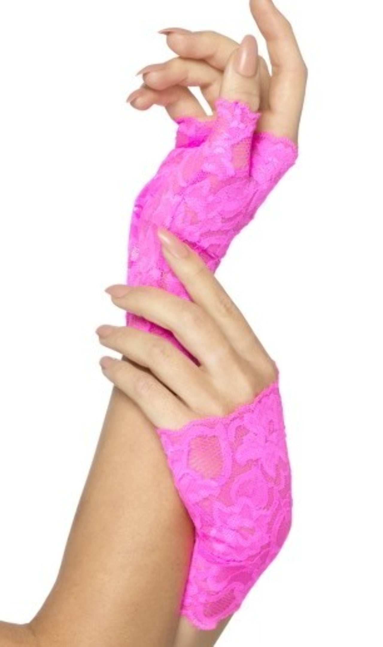 Gants en Dentelle Roses