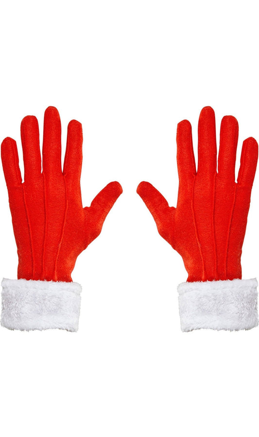 Gants Père Noël Peluche