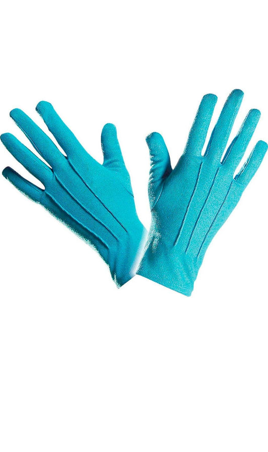 Gants Courts Bleus