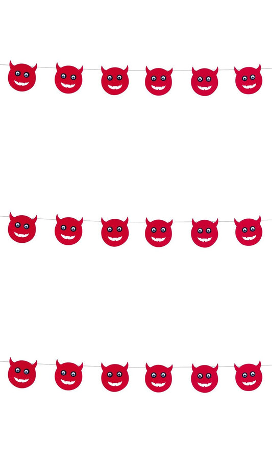 Guirlande Diable Halloween