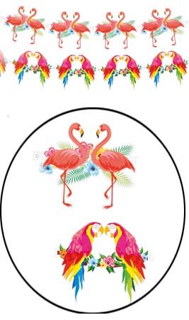 Guirlande Oiseaux Hawaï