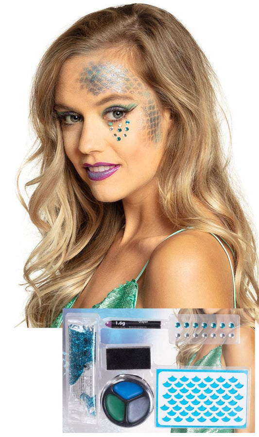 Kit de maquillage de sirène