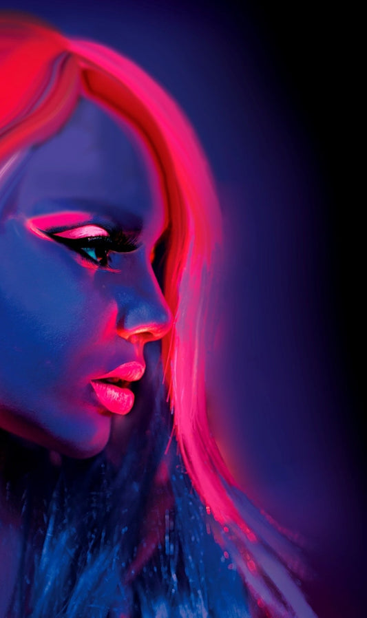 Maquillage Rose Néon