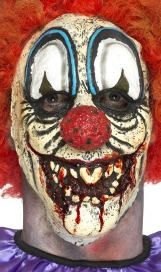 Masque en Foam Latex de Clown Ensanglanté