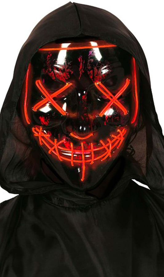 Masque La Purge Lumineux Rouge