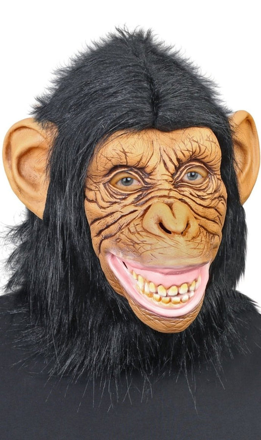 Masque en Latex de Singe Amusant