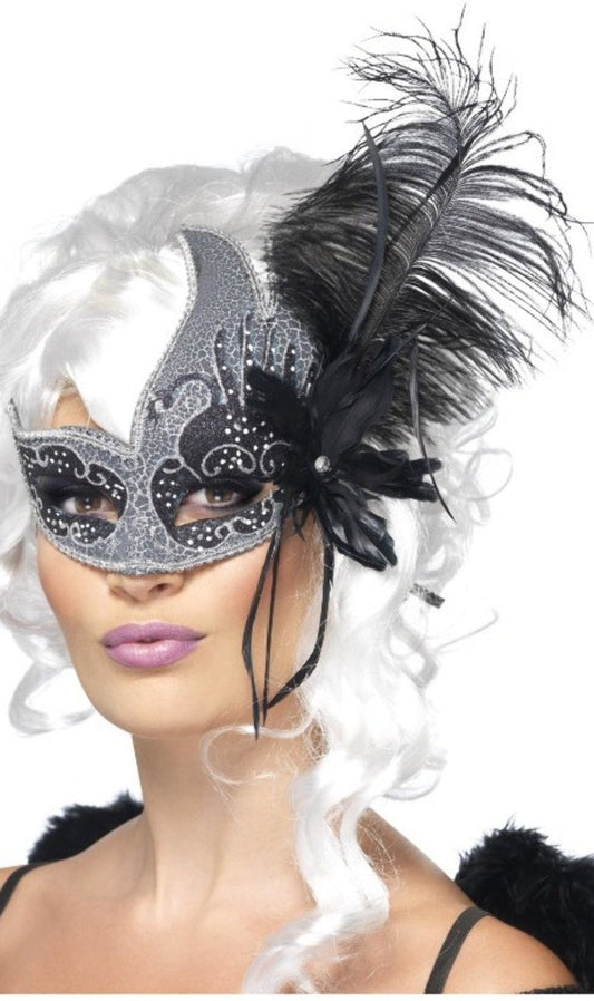 Masque Vénitien Ange Noir