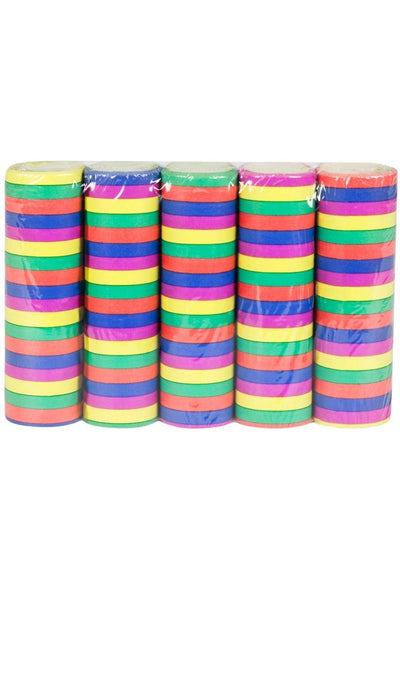 Pack 5 unités Serpentins Couleurs