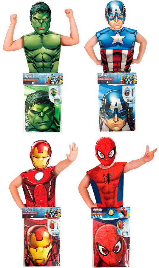 Pack de 4 Set de Super- Héros Avengers™ pour enfant