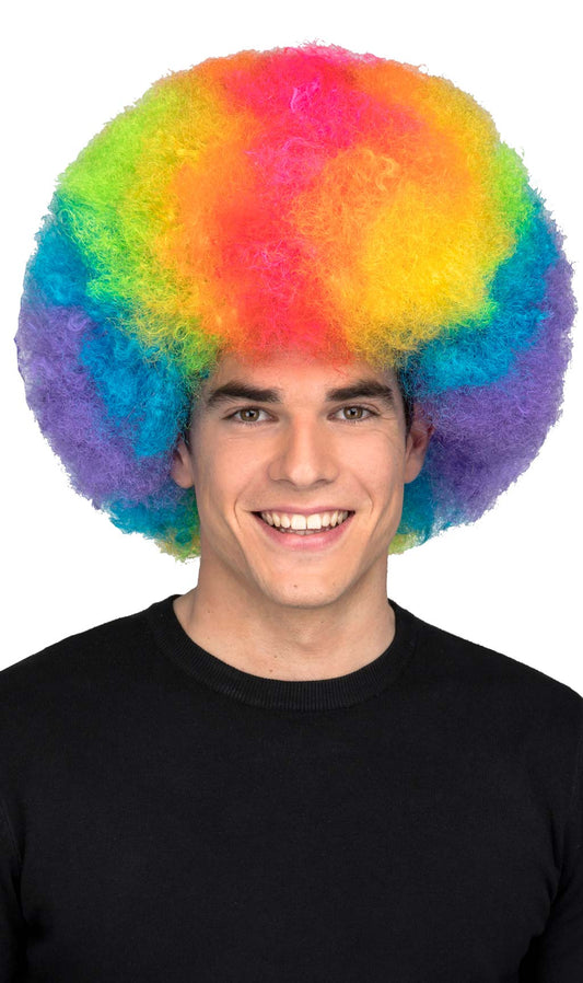 Perruque Afro Jumbo Multicolore