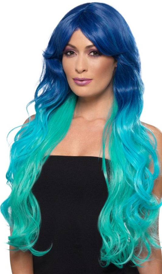 Perruque Bleue Luxe