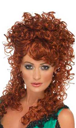 Perruque danseuse Saloon