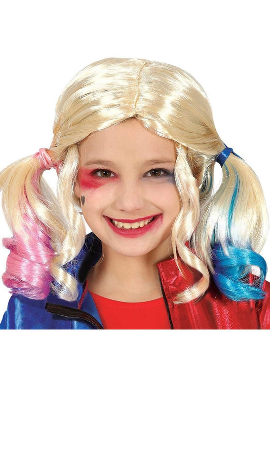 Perruque Harley Couettes enfant