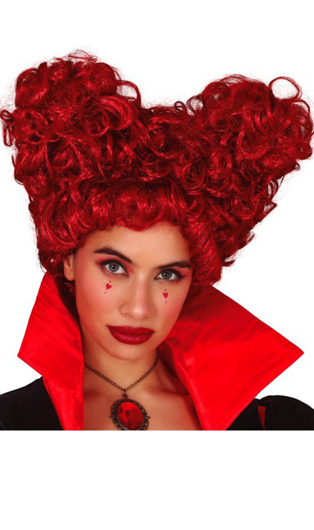 Perruque Reine Coeur Rouge