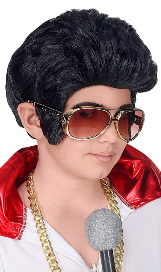 Perruque de Roi du Rock pour enfant