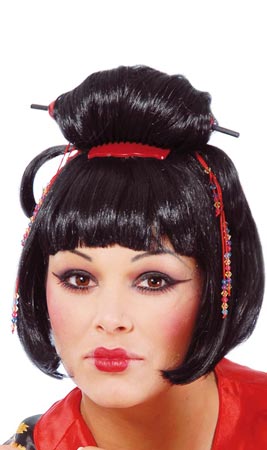 Perruque Geisha Courte