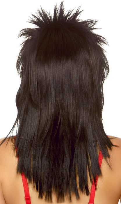 Perruque Noire Rockstar Luxe